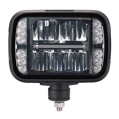 качество  Black SAE 5 X 7 LED Snow Plow Headlights 30W 6000K High Low Beam завод