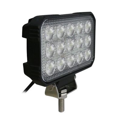Прямоугольник мотоцикла 75W привел держатель IP67 IP69K света потока двойной
