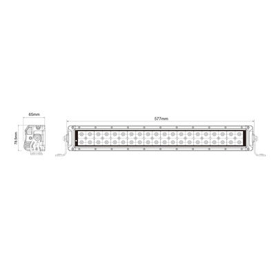 Адвокатура СИД водоустойчивой двойной строки 224w IP67 светлая для шлюпок 40*5W Osram