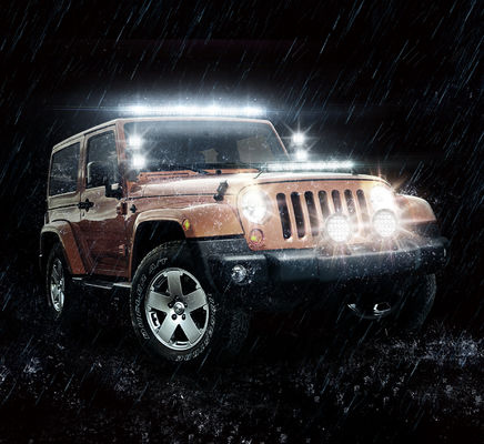 E50 R10 ATV света приведенные кругом управляя Offroad 24W 5 дюймов делают водостойким