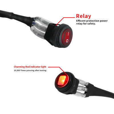 20cm 14AWG работают светлый автомобильный переключатель реле взрывателя проводки CSA провода
