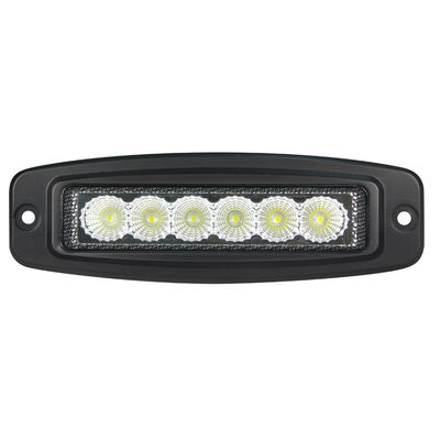 6 Адвокатуры СИД дюйма 6pcs*3w Bridgelux луч потока держателя ультра тонкой полный для мотоцикла
