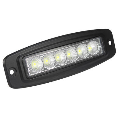 6 Адвокатуры СИД дюйма 6pcs*3w Bridgelux луч потока держателя ультра тонкой полный для мотоцикла